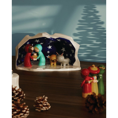                             Porcelánové figurky tří králů Uno, Due, Tre                        