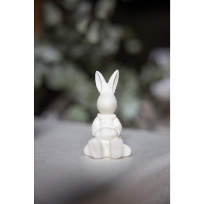 Velikonoční dekorace zajíček Signe White 8 cm                    