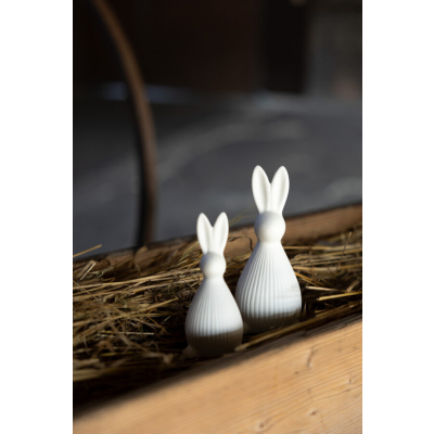                             Velikonoční dekorace zajíček Selma White 16 cm                        