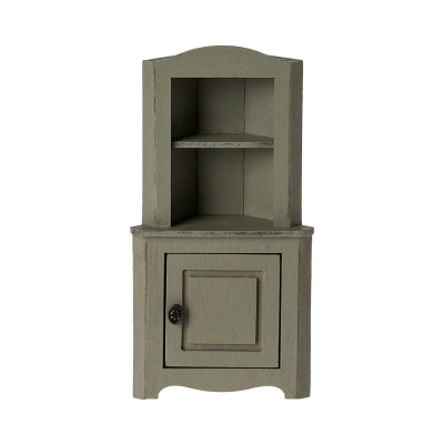 Rohová skříňka pro myšky Maileg Light Green                     