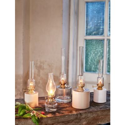                             Skleněná petrolejová lampa Straight Stripes 30 cm                        