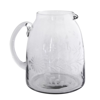                             Skleněný džbán Etched Floral 1,8 l                        