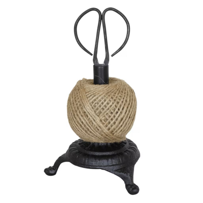 Stojánek na provázek s nůžkami Twine Cast Iron                    