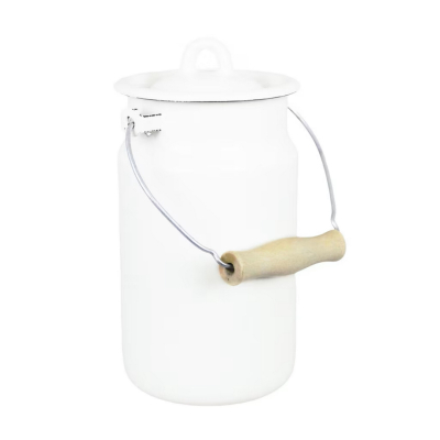 Smaltovaná nádoba na mléko Emils Off White 2 l                    