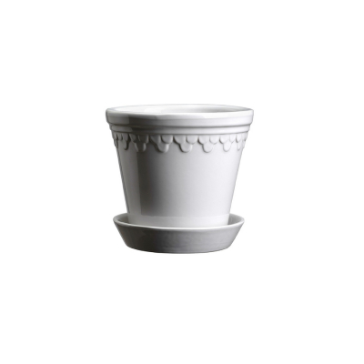 Květináč Kobenhavner glazovaný White 14 cm                    