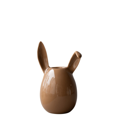 Velikonoční svícen Rabbit Shiny Nougat 13 cm                    