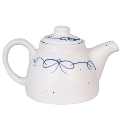 Keramická čajová konvička Viola Bow Blue 750 ml                    