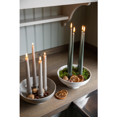                             Adventní svícen Granhammar Glossy White                        