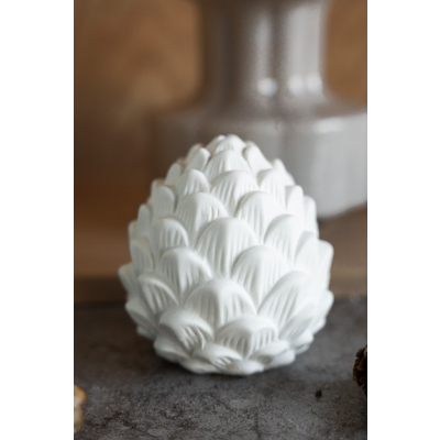 Keramická dekorace šiška Berghamn White 10 cm                    