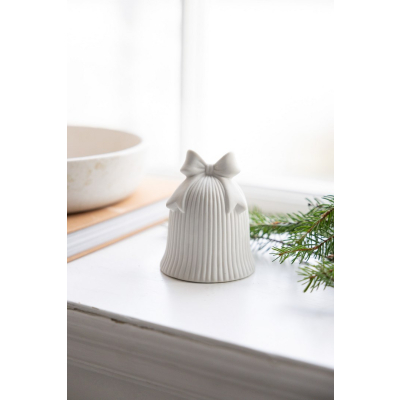 Keramický zvoneček Klocksjön White 9 cm                    