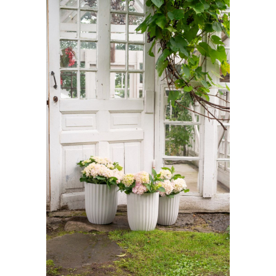                             Obal na kvetináč Yodit Stripes White 21,5 cm                        