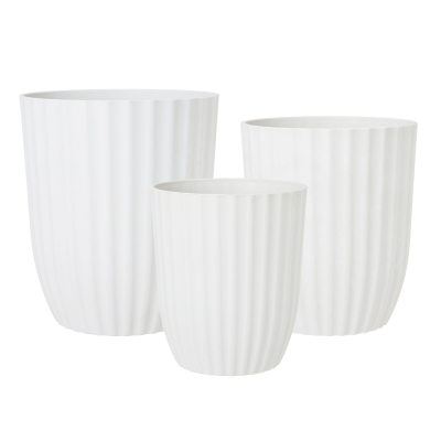                             Obal na kvetináč Yodit Stripes White 27,5 cm                        