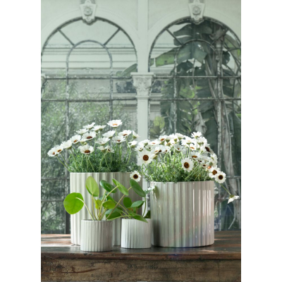                             Květináč Simone White 13 cm                        