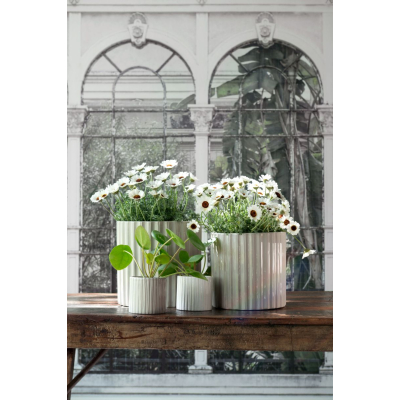                             Květináč Simone White 21 cm                        