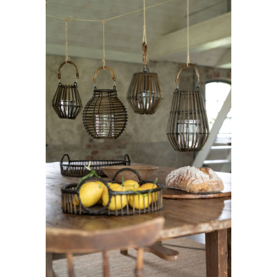                             Dřevěná lucerna Kiana 28 cm                         