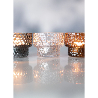                             Skleněný svícen Dotti Clear 6 cm                        