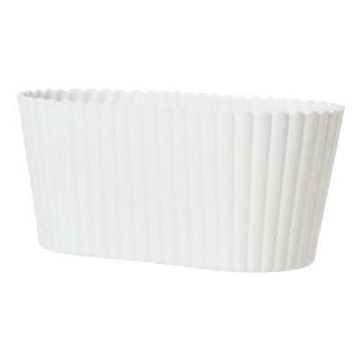 Obal na květináč Yodit Oval White 24 cm                    