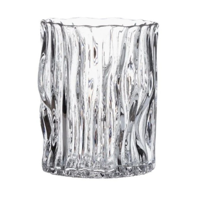 Skleněný svícen Livi Wave Clear 15 cm                    