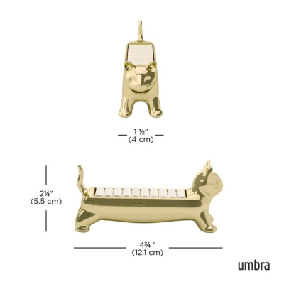                             Šperkovnice na prstýnky Ali Cat Brass                        