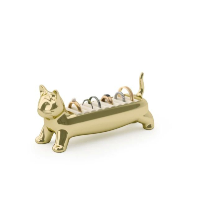 Šperkovnice na prstýnky Ali Cat Brass                    