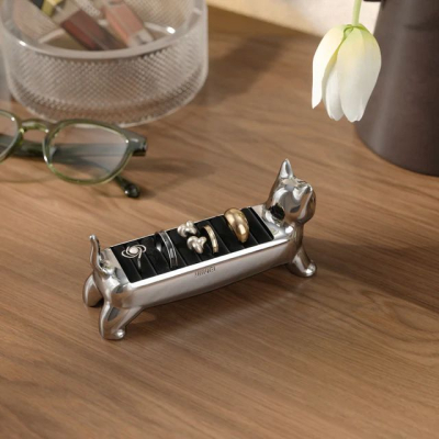                             Šperkovnice na prstýnky Ali Cat Chrome                        