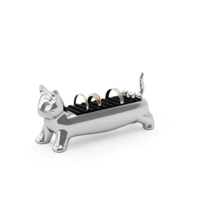 Šperkovnice na prstýnky Ali Cat Chrome                    