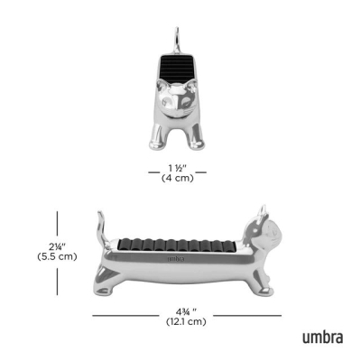                             Šperkovnice na prstýnky Ali Cat Chrome                        
