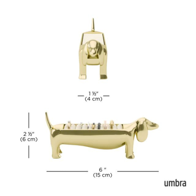                             Šperkovnice na prstýnky Dachsie Brass                        