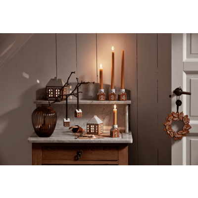                            Vánoční ozdoby domečky Gingerbread - set 2 ks                        