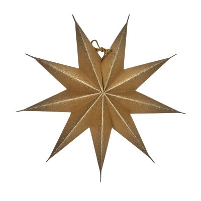 Papírová hvězda Champagne Nature 30 cm                    