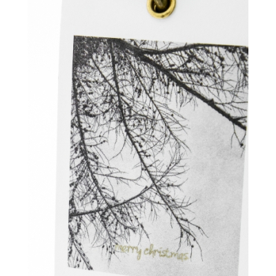                             Jmenovky na dárky White Winter - 12 ks                        