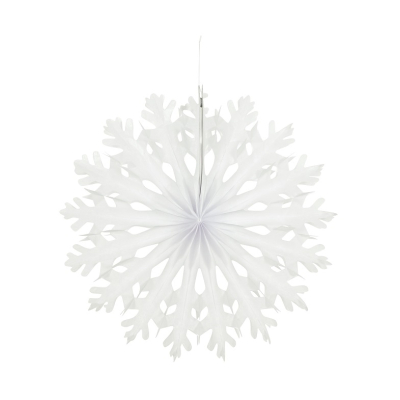 Vánoční papírová dekorace Fold White 45 cm                    