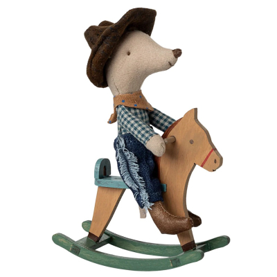 Myšák Cowboy na houpacím koni                    