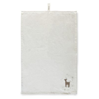 Vánoční utěrka Reindeer Cream 70x50 cm                    