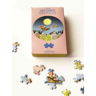                             Mini puzzle Santa and Rudolph 31 dílků                        
