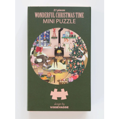                             Mini puzzle Wonderful Christmastime 31 dílků                        