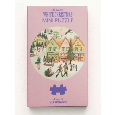                             Mini puzzle White Christmas 31 dílků                        