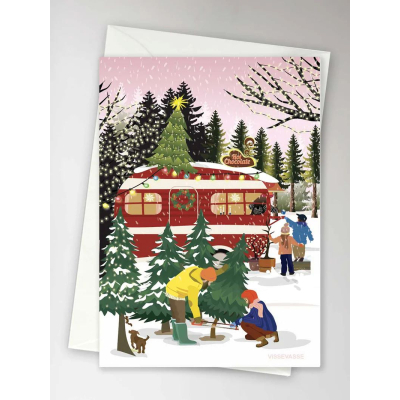 Vánoční přání Christmas Caravan                    