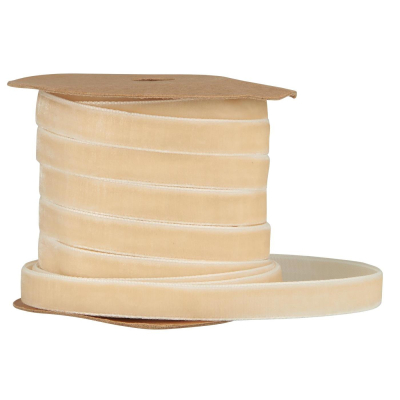 Sametová stuha Cream 10 m                     