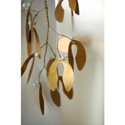                             Závěsné kovové jmelí Gloria Brass                         