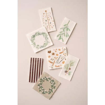                            Papírové ubrousky Snowberry Wreath - 20 ks                        