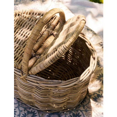                             Ratanový piknikový koš s víky Bembridge                        