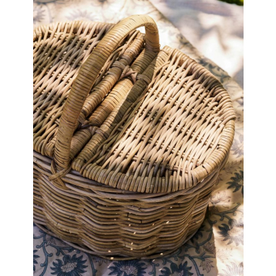                             Ratanový piknikový koš s víky Bembridge                        