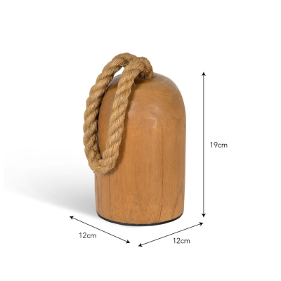                             Zarážka na dveře z teakového dřeva Blockey                        