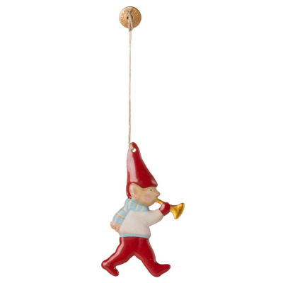 Vánoční plechová ozdoba Pixy Trumpet                    