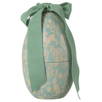 Velikonoční dóza se stužkou Egg Dusty Mint                    