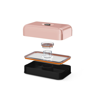                             Nerezový obědový box Rose Gold 1,3 l                         
