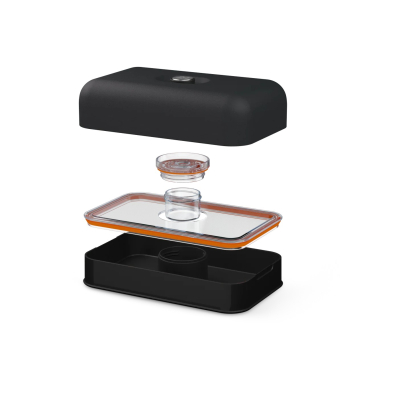                             Nerezový obědový box Tuxedo Black 1,3 l                         