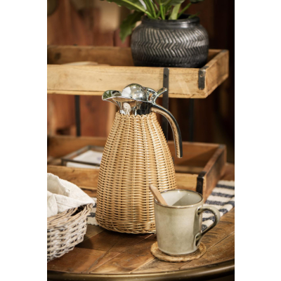                             Termoska Polyrattan Handwoven Brown 1,5 l                        