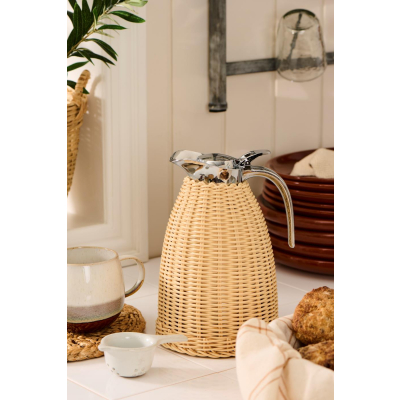                             Termoska Polyrattan Handwoven Natural 1,5 l                        